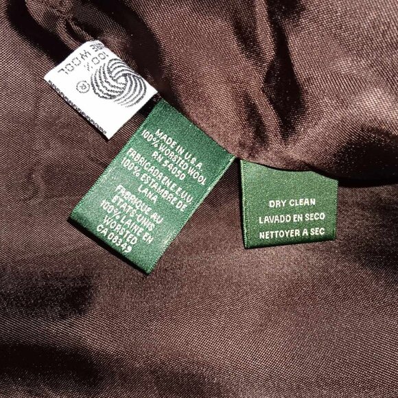 Ralph Lauren Worsted Tweed Wool Blazer - Picture 2 of 9